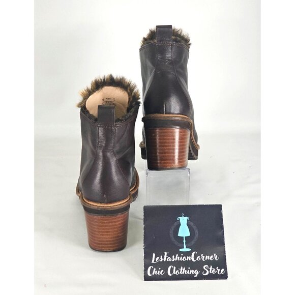 Kelsi Dagger Women's Brown Leather  Brooklyn Patterson Hiking Boots Size 10 286 - Picture 9 of 16